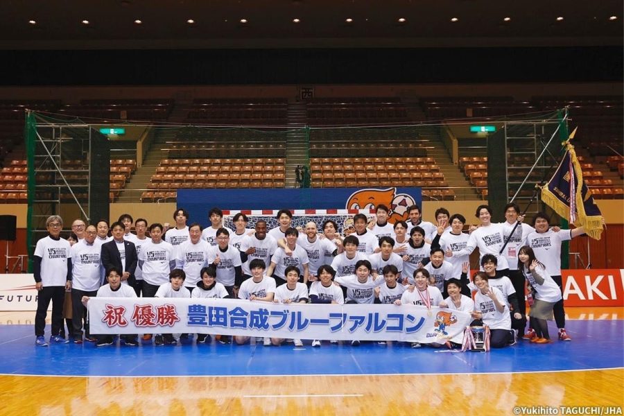 豊田合成ブルーファルコン 日本ハンドボール選手権大会4連覇！