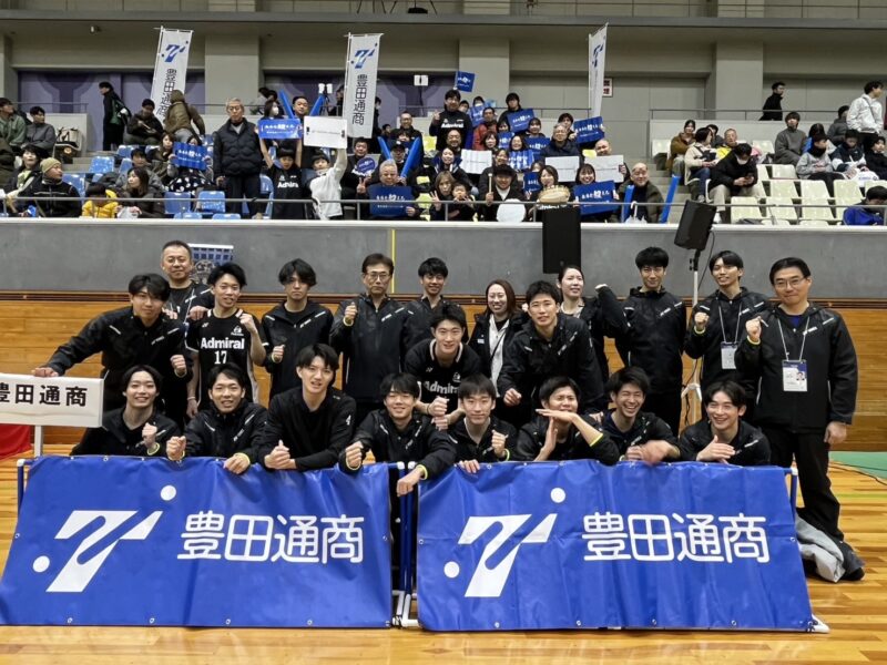 豊田通商男子バドミントン部が出場したSJリーグに城谷PTが帯同しました